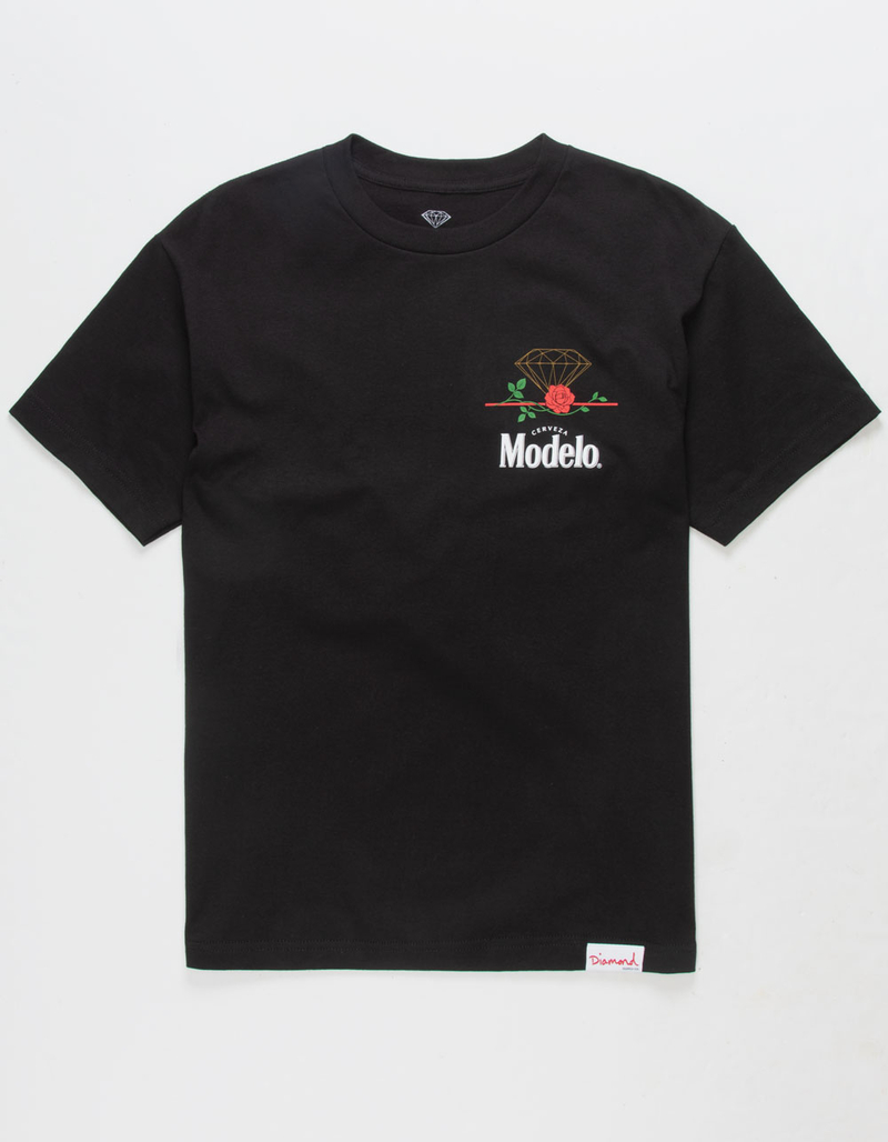 DIAMOND SUPPLY CO. x Modelo Rose Mens Tee image number 1