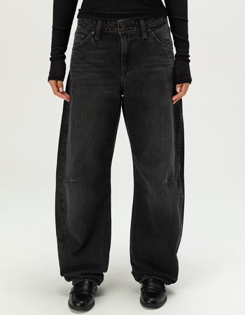 LEVI'S Premium Baggy Dad Womens Barrel Jeans - Rebel Edge Alternative Image