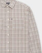 PASS~PORT Workers Check Mens Long Sleeve Button Up Shirt image number 2