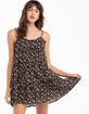 FULL TILT Ditsy Tier Babydoll Dress image number 3