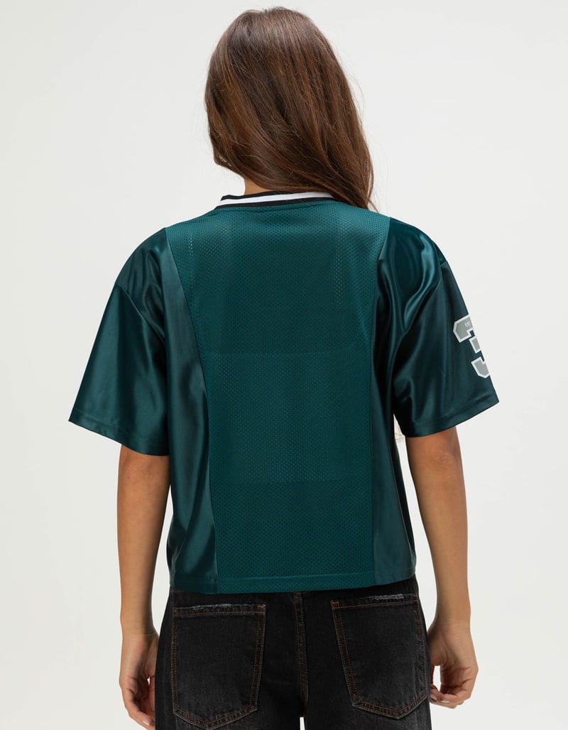PHILADELPHIA EAGLES Fight Song Womens Crop Mesh Jersey image number 4