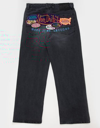 VON DUTCH The Reapers Mens Baggy Jeans Alternative Image