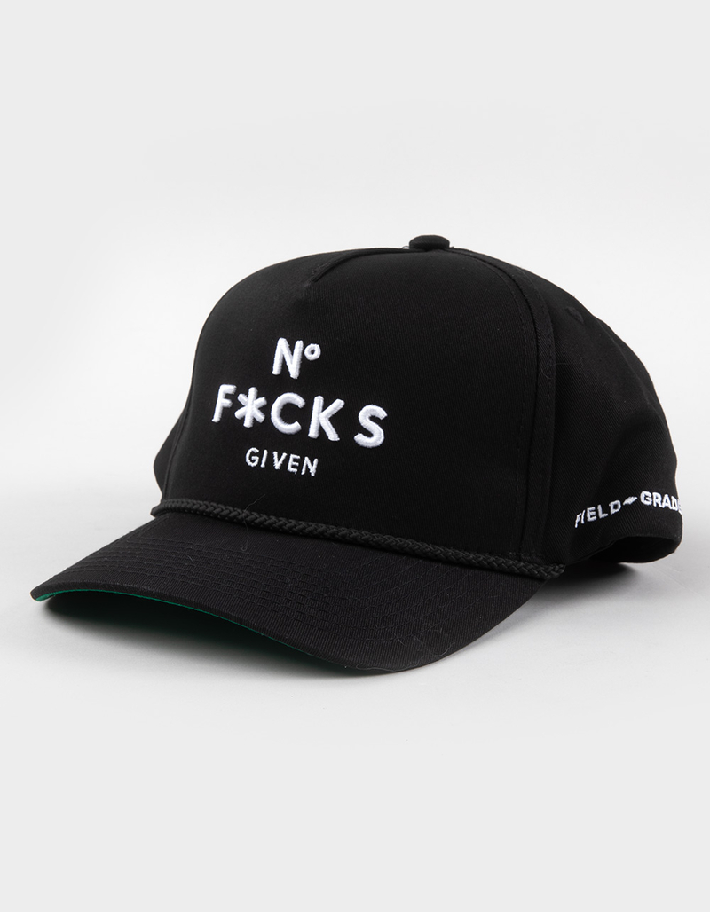 FIELD GRADE No Fcks Given Snapback Hat image number 0