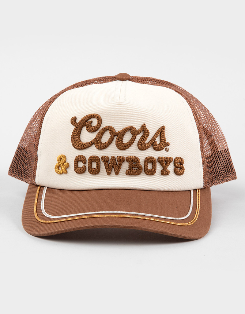 AMERICAN NEEDLE Coors & Cowboys Trucker Hat image number 1