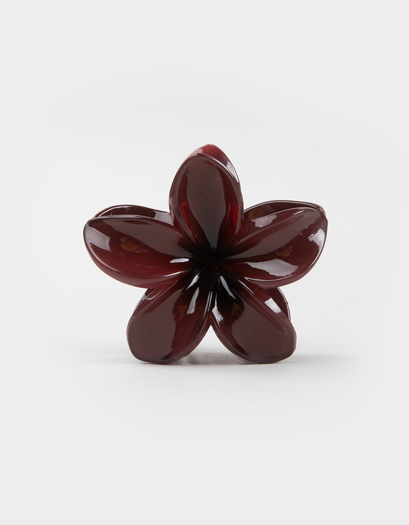 FULL TILT Hawaiian Floral Claw Hair Clip image number 1