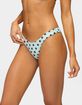 EDIKTED Melanie Polka Dot String Bikini Bottoms image number 2