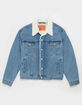 LEVI'S Sherpa Mens Trucker Jacket - Denim image number 1