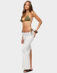 EDIKTED Maven Crochet Waist Knit Maxi Skirt image number 4