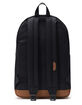 HERSCHEL SUPPLY CO. Pop Quiz Black & Saddle Brown Backpack image number 4