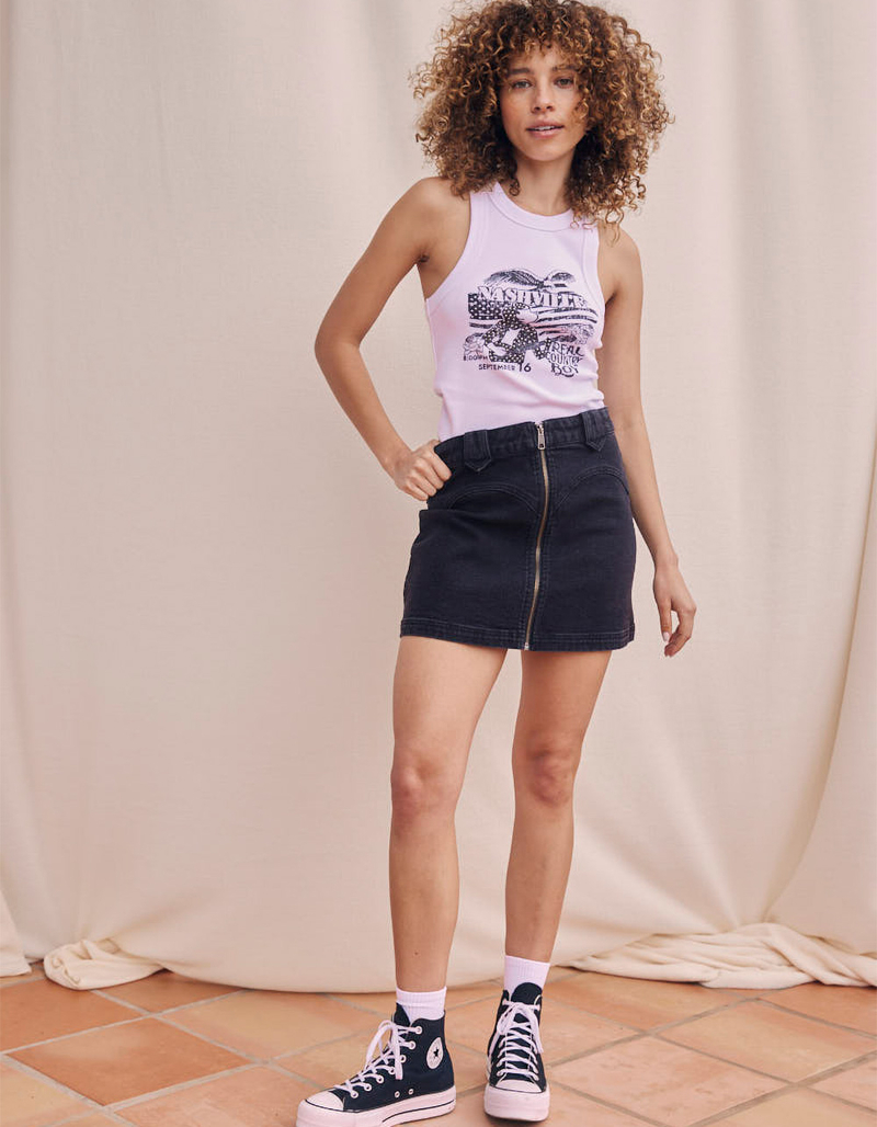 WEST OF MELROSE Seamed Western Womens Skirt image number 0