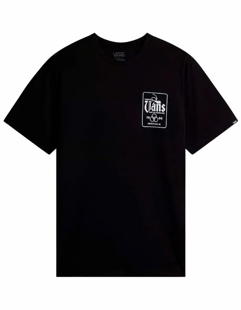VANS Bucket List Mens Tee BLACK Tillys