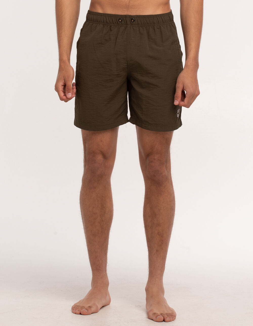 LIRA Court Mens Volley Shorts - OLIVE 