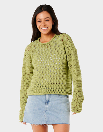RIP CURL Cala Nights Womens Pointelle Crew RIP CURL Cala Nights Womens Pointelle Crew Primary Image