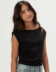 FULL TILT Girls Off The Shoulder Banded Top image number 1