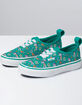 VANS Sea Party Authentic Elastic Lace Kids Shoes image number 1