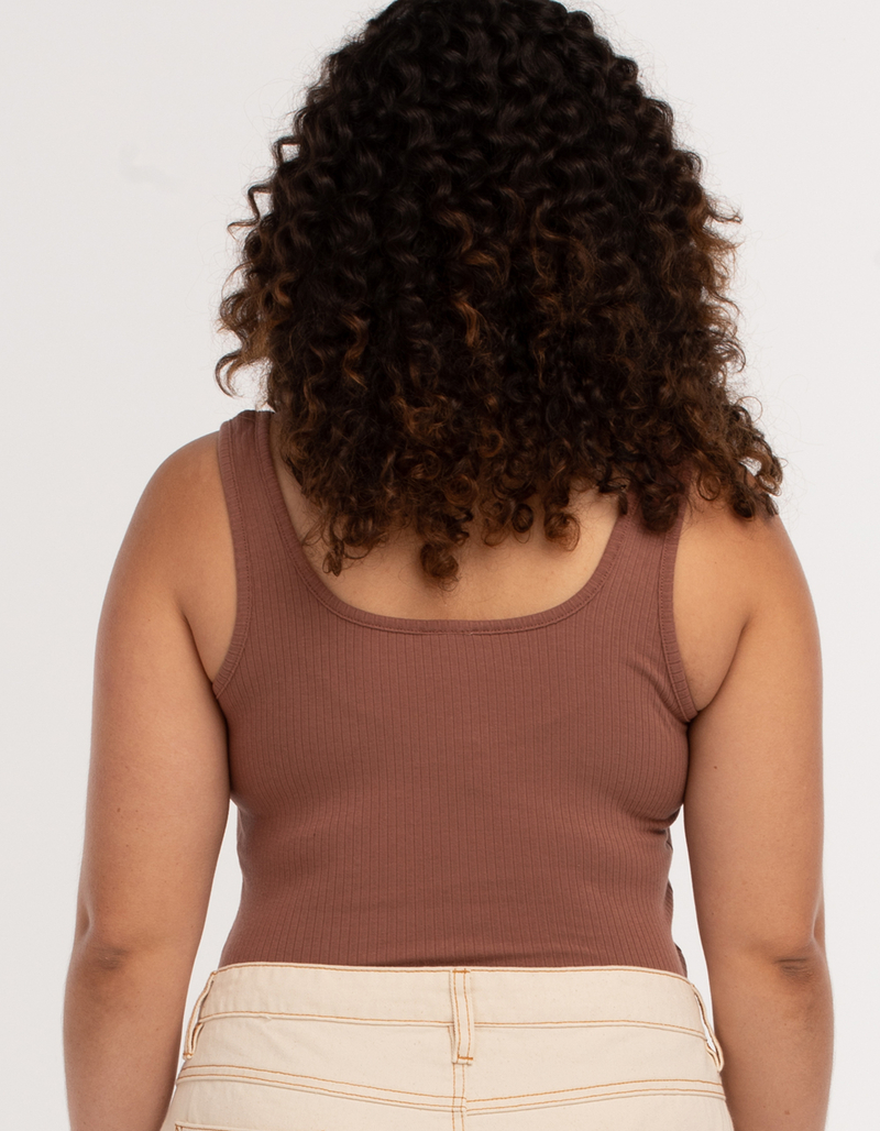 FULL TILT Square Neck Womens Tank Top image number 3