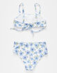 FULL TILT Floral Girls Bandeau Bikini Set image number 2