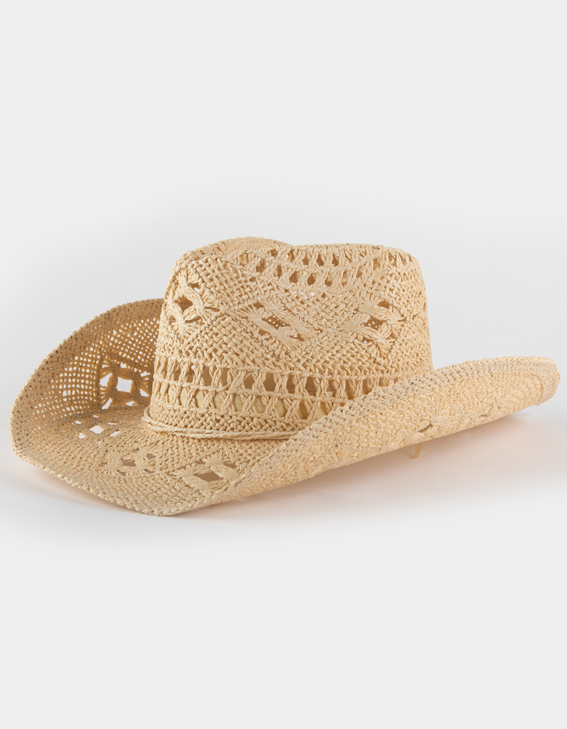Straw Womens Cowboy Hat image number 0