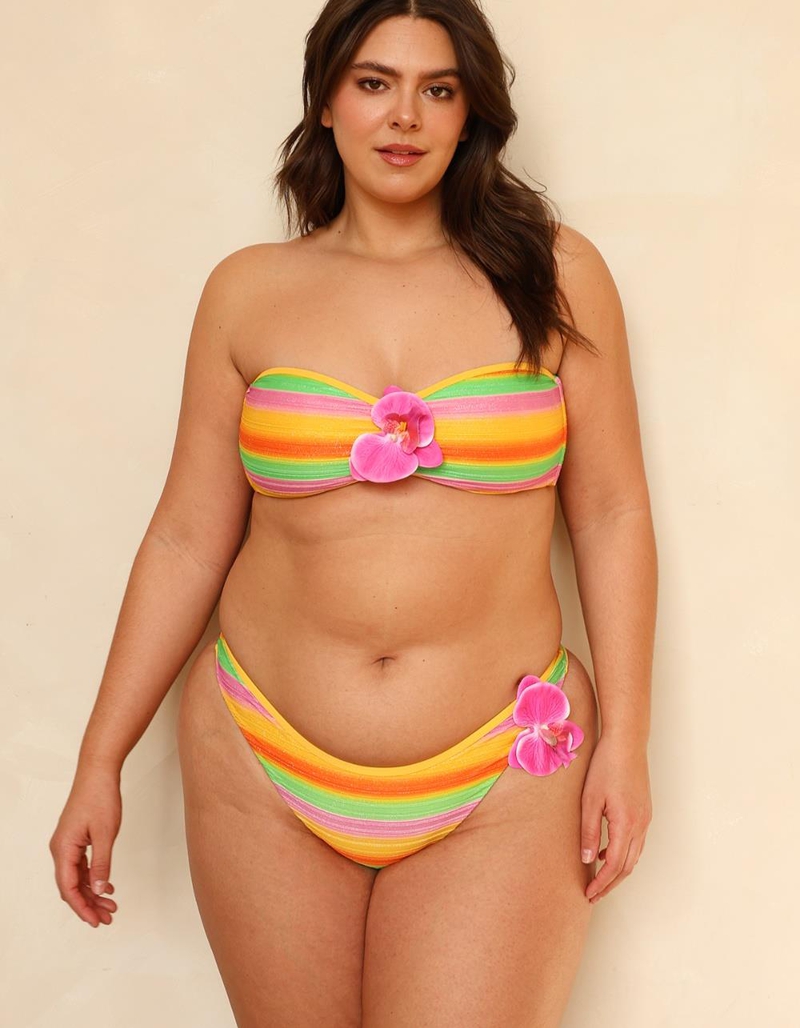 DIPPIN' DAISY'S Bloom Super Cheeky Bikini Bottoms image number 4
