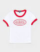 VON DUTCH Cherry Girls Ringer Tee image number 1