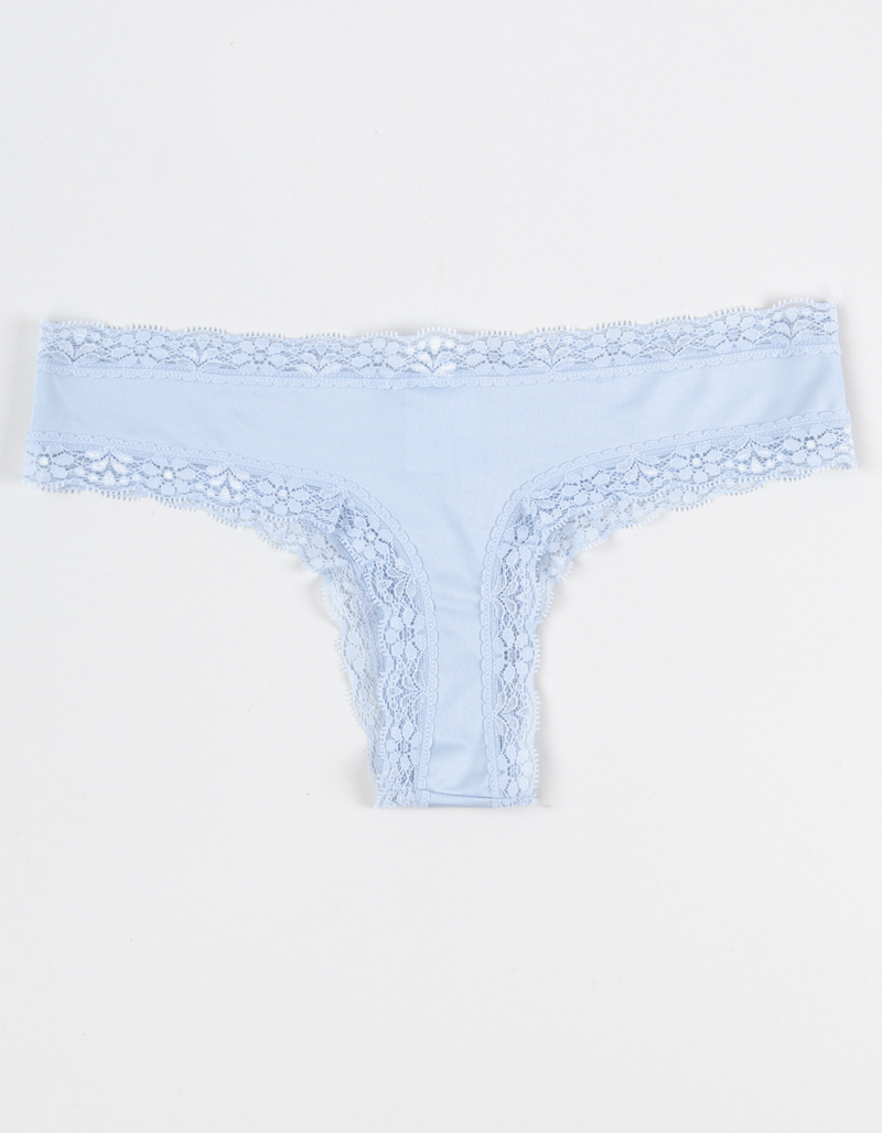 FULL TILT Lace Trim Thong image number 1