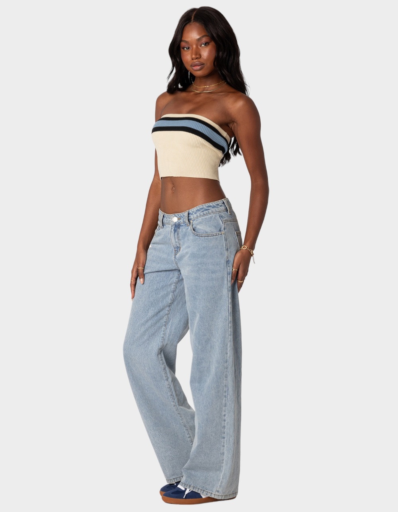EDIKTED Cyprus Knit Tube Top image number 2