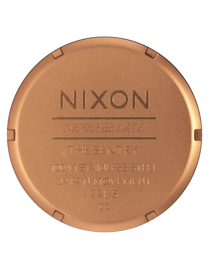NIXON Sentry Leather Watch image number 4