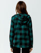 DESTINED Hooded Hunter Womens Flannel Shirt image number 2