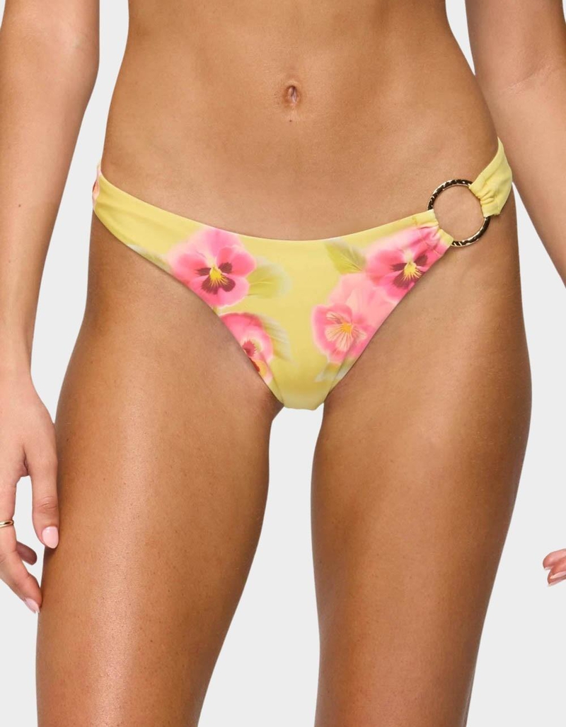 EDIKTED Miley Floral Bikini Bottoms image number 0
