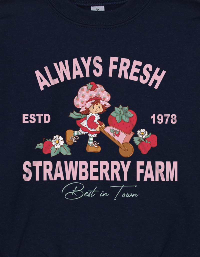 STRAWBERRY SHORTCAKE Strawberry Farm Unisex Kids Crewneck Sweatshirt image number 1