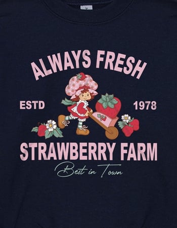 STRAWBERRY SHORTCAKE Strawberry Farm Unisex Kids Crewneck Sweatshirt Alternative Image