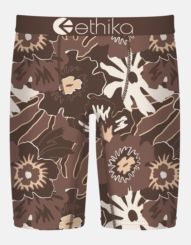 ETHIKA Hawaiian Bloom Staple Boys Boxer Briefs image number 0
