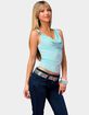 EDIKTED Barbie&trade; Cowl Neck Top image number 2