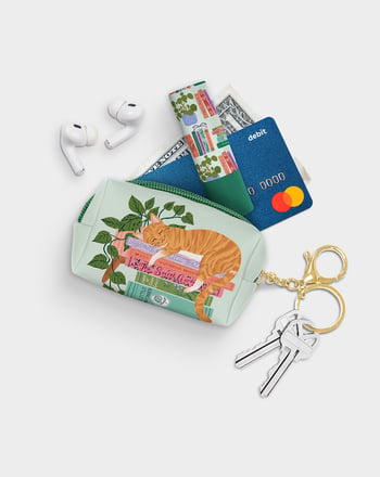 STUDIO OH! Cozy Reads Key Chain Pouch Alternative Image