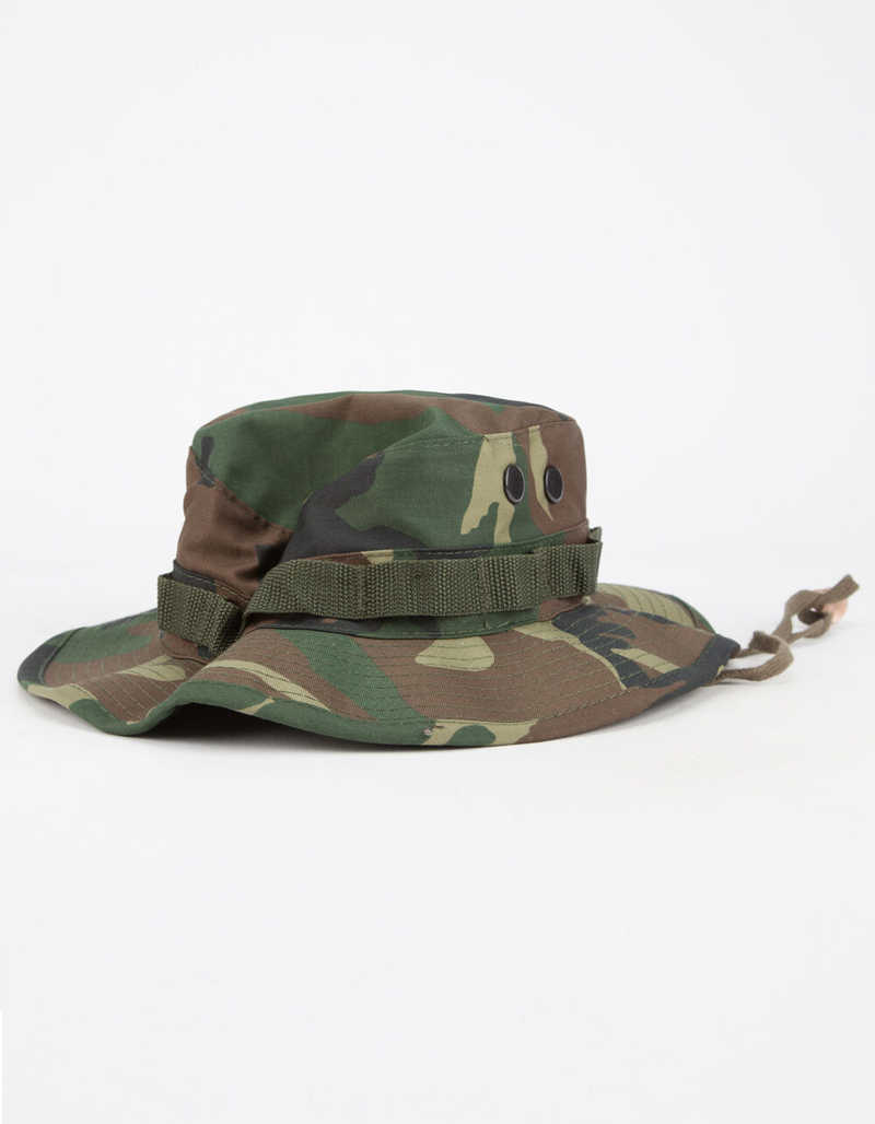 ROTHCO Woodland Mens Camo Boonie Hat image number 0