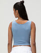 BOZZOLO Womens Lace Trim Square Neck Top image number 4