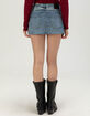 VON DUTCH Womens Low Rise Micro Mini Skort image number 3