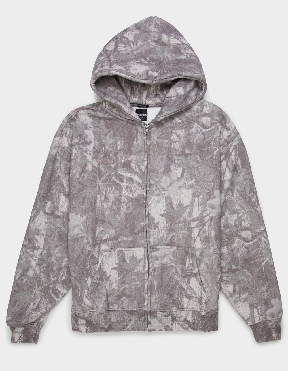 RSQ Mens Oversized Zip-Up Hoodie - SAGE CAMO | Tillys