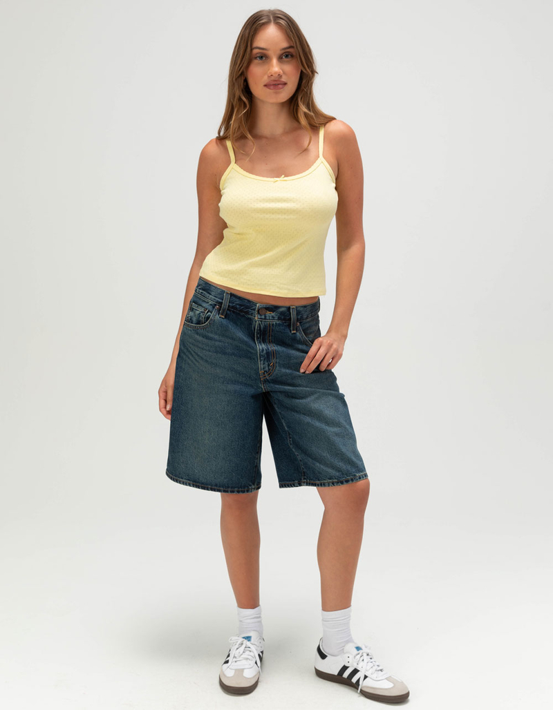 HEART & HIPS Bow Trim Womens Cami image number 1
