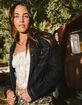 WEST OF MELROSE Zip Front Womens Denim Jacket image number 7
