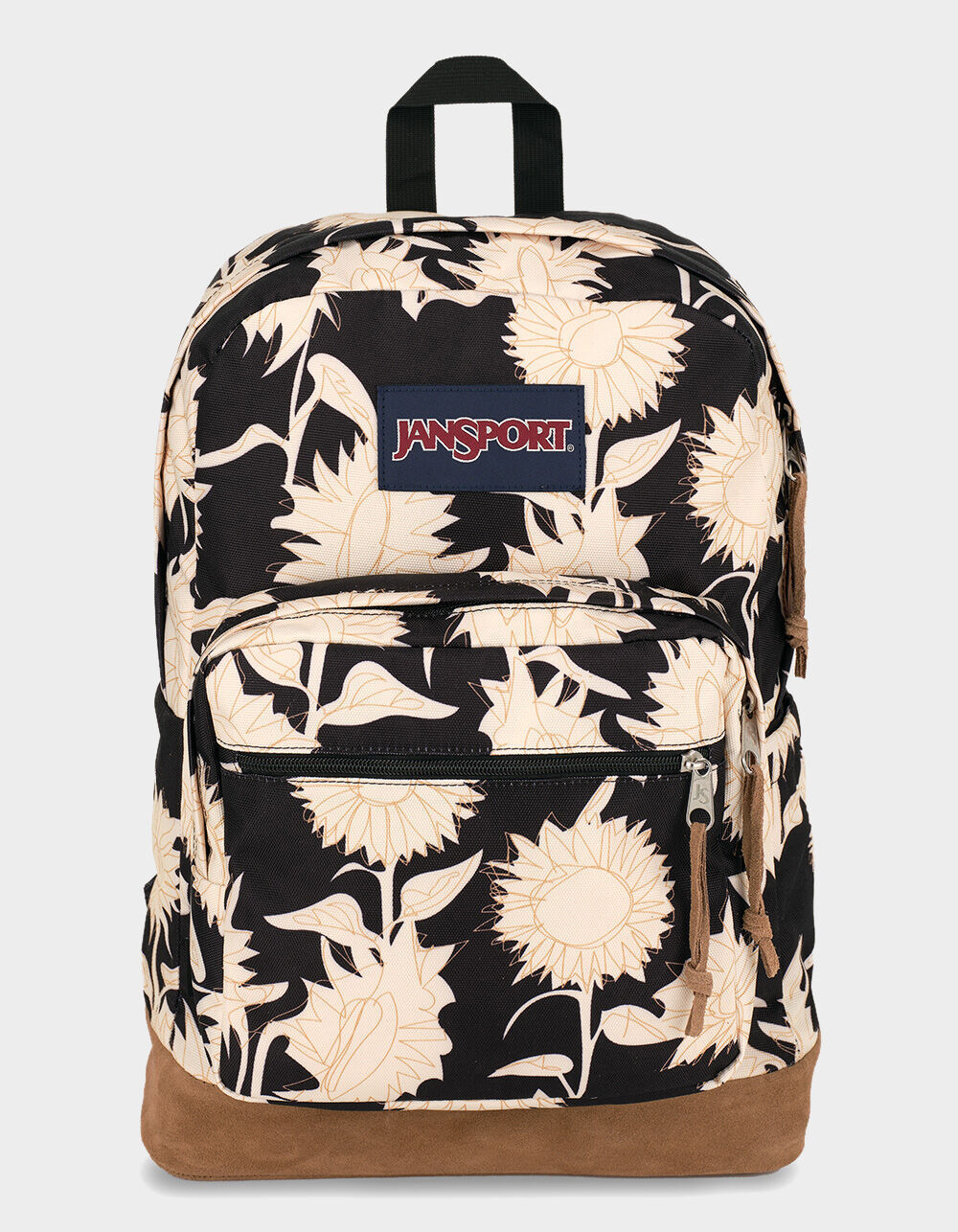 JANSPORT Right Pack Backpack - SKETCHY SUNFLOWER BLACK - ONE SIZE