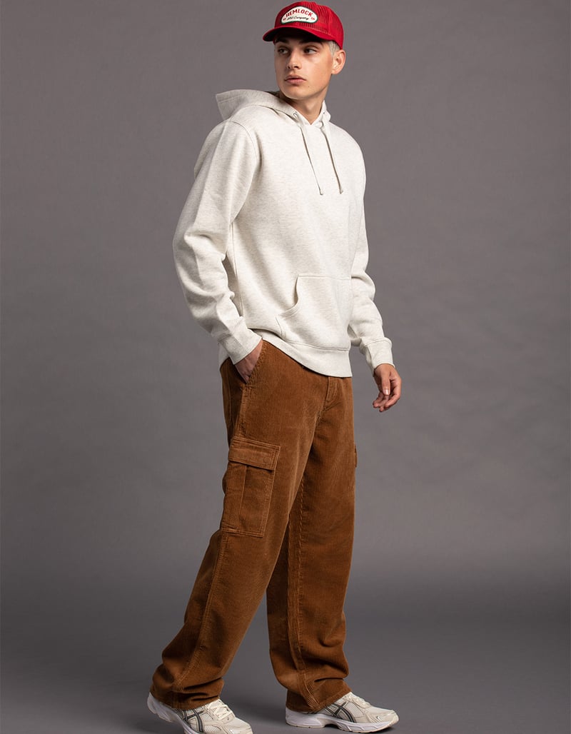 RSQ Mens Loose Corduroy Cargo Pants  image number 0