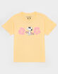 RIOT SOCIETY x Peanuts Hibiscus Puff Girls Boyfriend Tee  image number 1