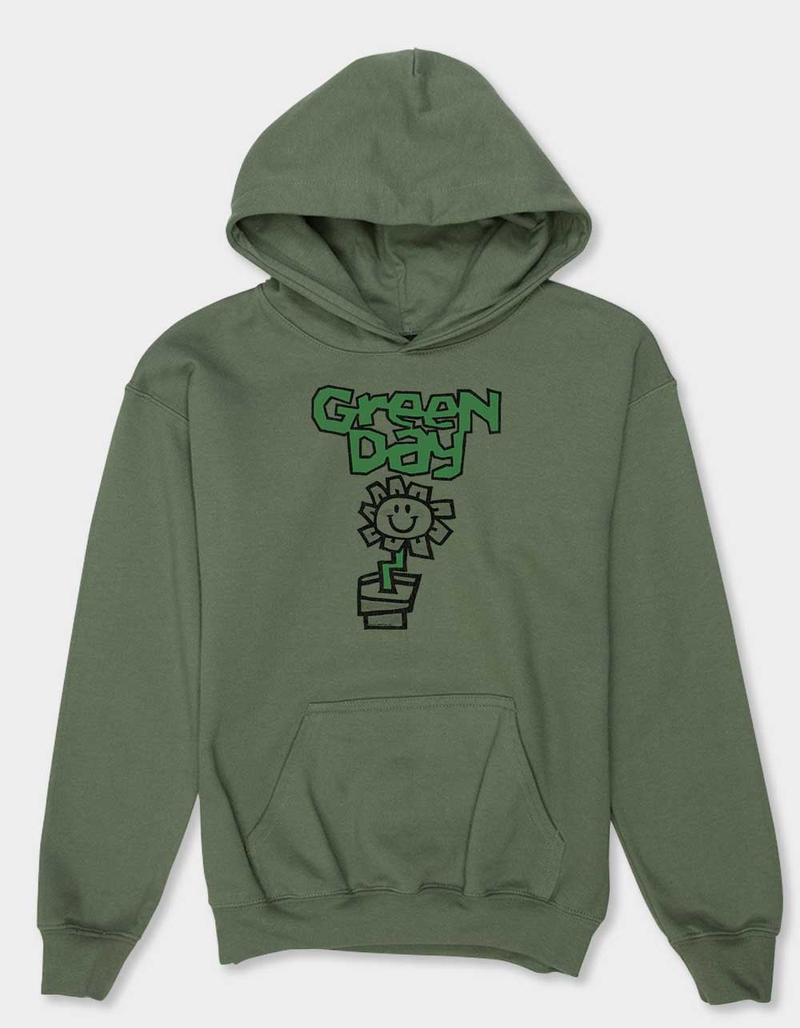 GREEN DAY Flower Pot Unisex Kids Hoodie image number 0