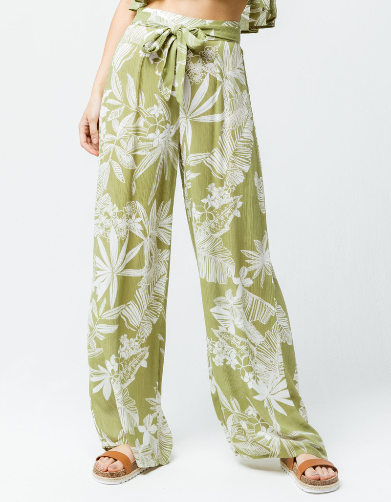PATRONS OF PEACE Floral Womens Wide Leg Pants image number 0