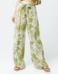 PATRONS OF PEACE Floral Womens Wide Leg Pants image number 1