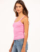 FULL TILT Essentials Lace Trim Womens Cami image number 2