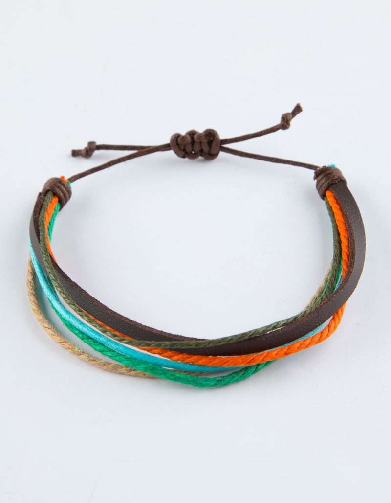 BLUE CROWN Braided Layered Bracelet image number 0