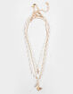 FULL TILT Cross Butterfly Layered Chain Necklace image number 1