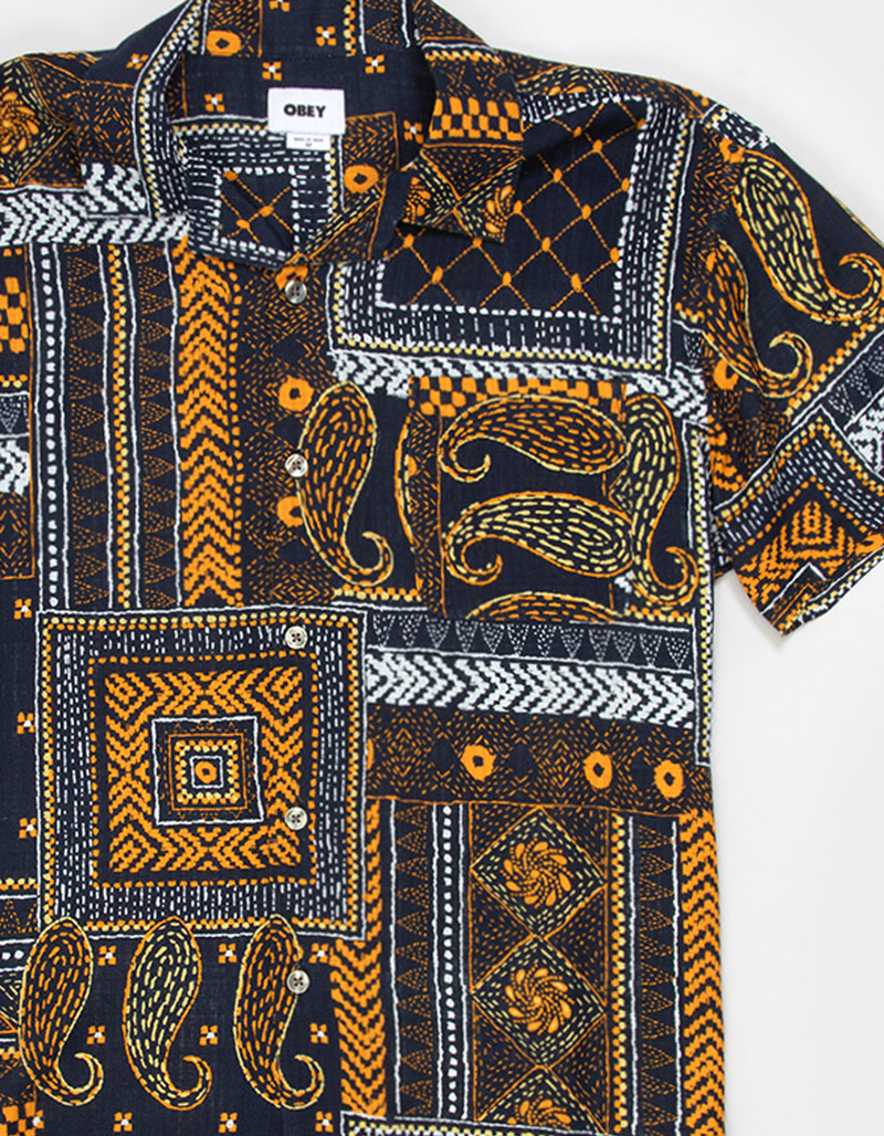 OBEY Archie Mens Button Up Shirt image number 1